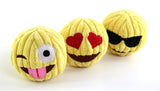 Emoji Tuff Ball Toy - 3 Pack